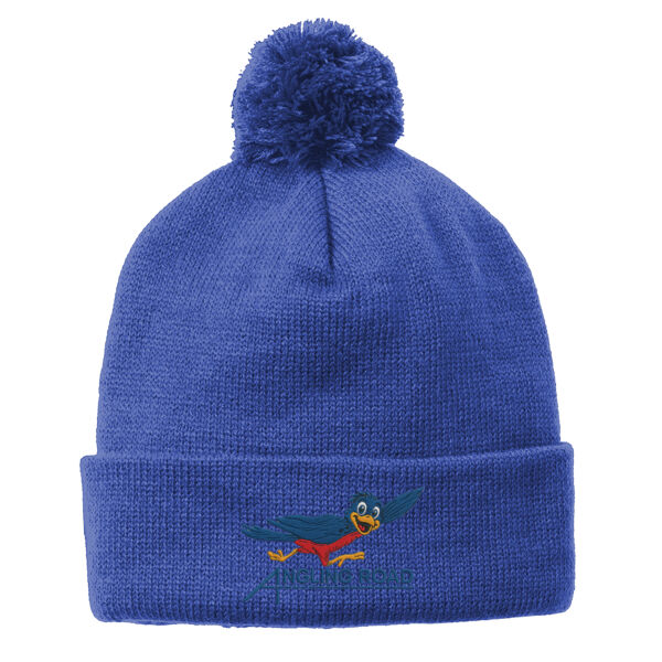 Solid Pom Pom Beanie Thumbnail