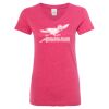 Women’s Glitter V-Neck T-Shirt Thumbnail