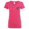 Women’s Glitter V-Neck T-Shirt Thumbnail